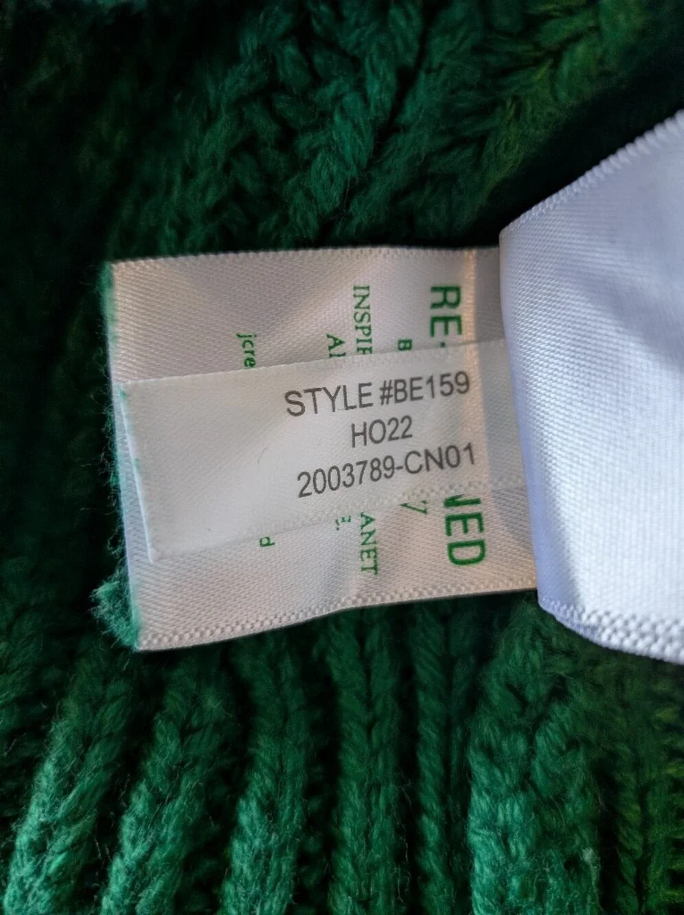 J. Crew Relaxed Rollneck Sweater Green Knit Preppy Fisherman Cotton Size S